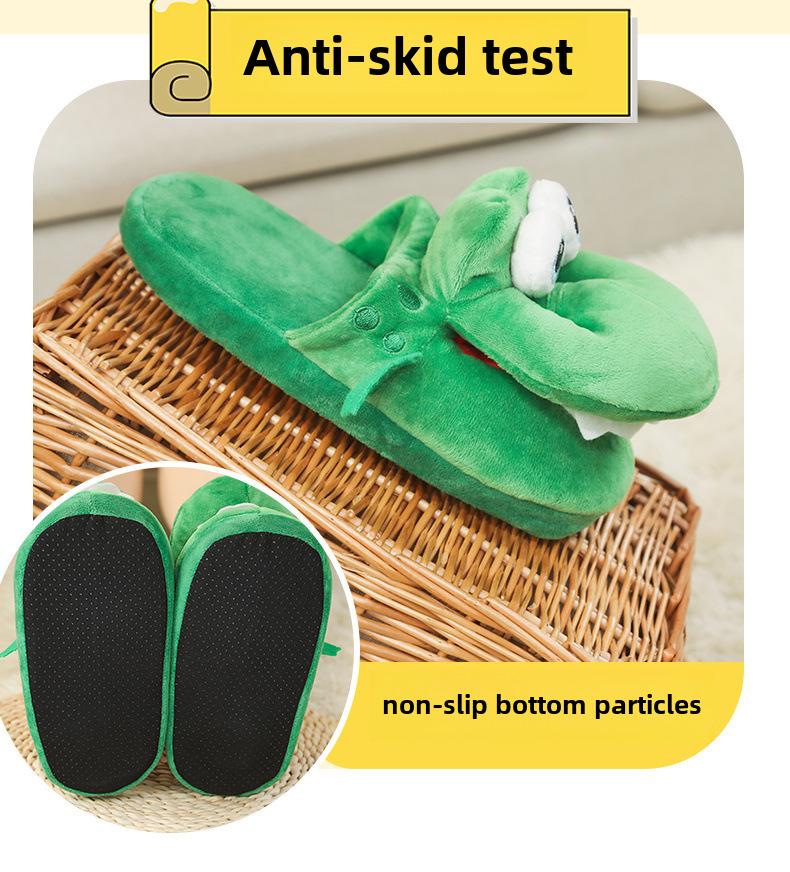 Смешные тапочки-рыбки в стиле TikTok с открывающимся ртом крокодила - Тапочки-крокодилы Xiao Di для танцев