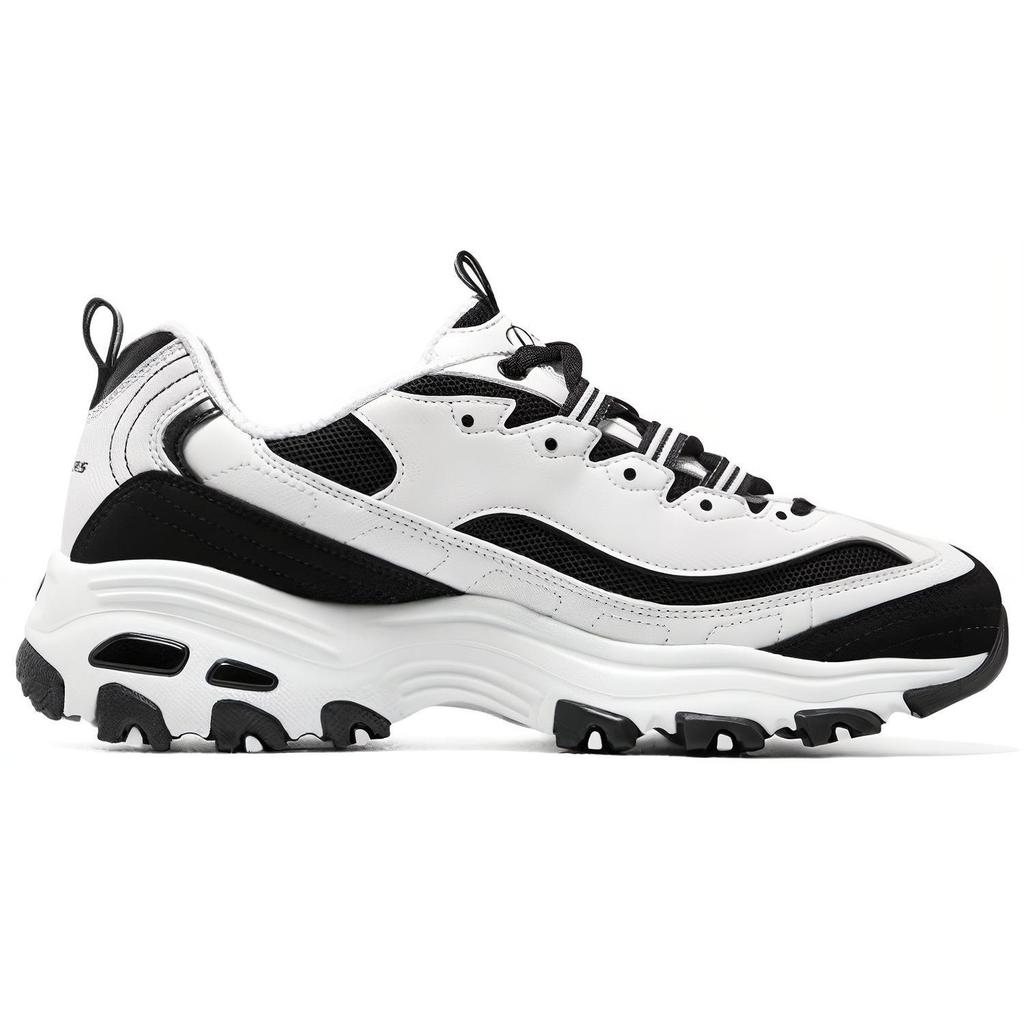 (WMNS) Женские кроссовки Skechers DLITES 1.0 'Белый Черный' 896121-WBK