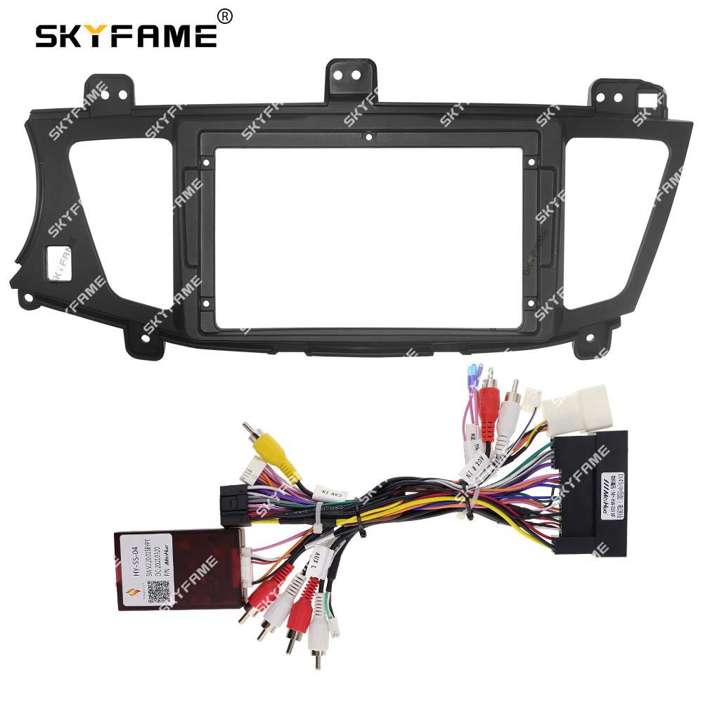 SKYFAME Car Frame Fascia Adapter Canbus Box Decoder Android Radio Dash Fitting Panel Kit For Kia K7 Cadenza