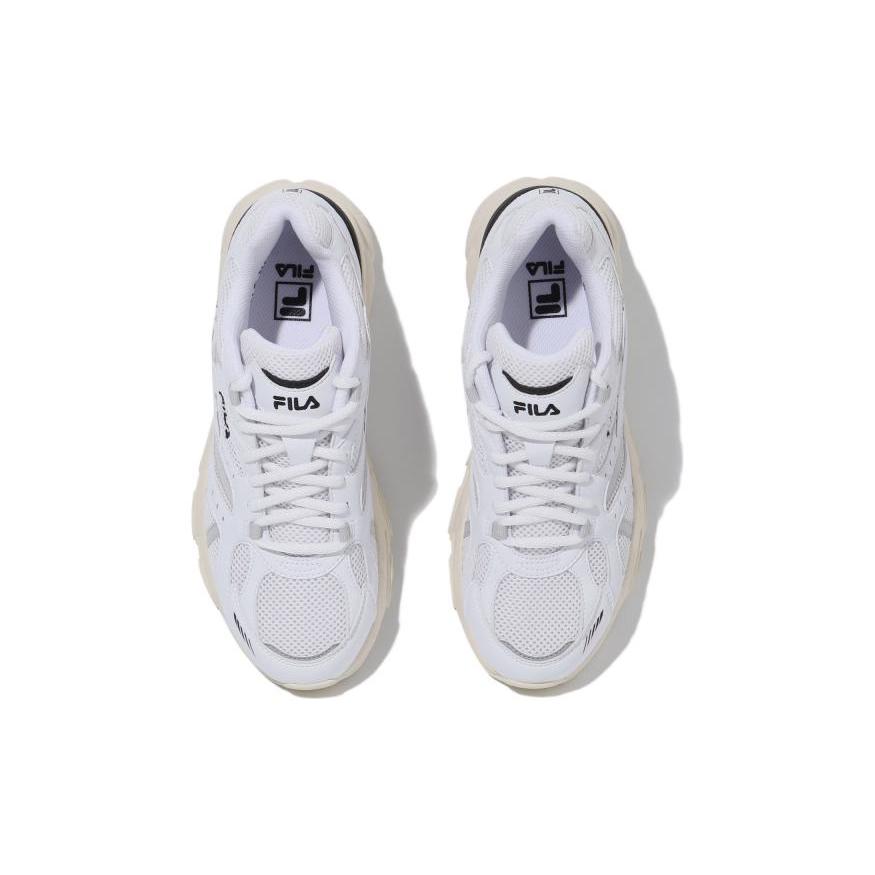FILA Ray Comfortable Cushioning, Wear Resistant Low top Casual Shoes Unisex White Korean Style 1RM02703F_120