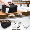 Portable Insulated Lunch Box with USB Keeps Food Hot or Large Perfect for Car or Commuting Built-in Heater, 60°C Heating, Cold, 2.5L Capacity,