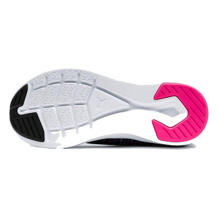 Puma Кроссовки женские Ignite Flash Evoknit с низким верхом, для повседневной носки, черные/розовые 190511-11