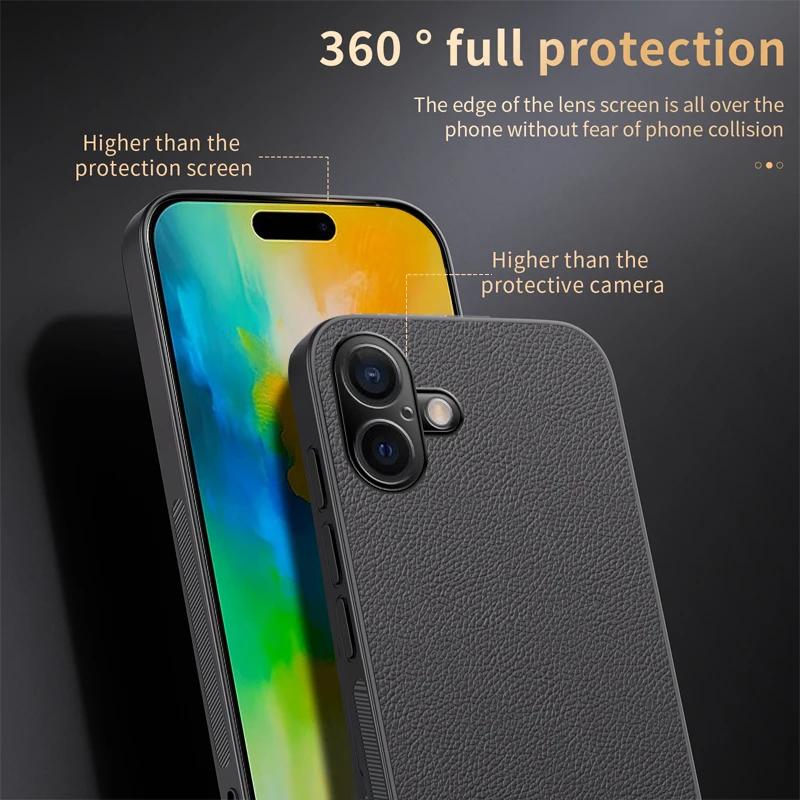 Гибридный прочный бронированный деловой магнитный чехол для iPhone 16 Pro Max Plus Otter Case Box противоударный магнитный защитный чехол для задней панели