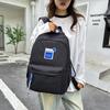 School Bag 2024 New Backpack Casual Simple College Style Junior High School Student Backpack Large Capacity Bag