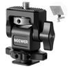 Neewer Camera Monitor Mount with Cold Shoe /4" Thread for 5" 7" Field Monitor Compatible Atomos Ninja V 360° Rotation & 80° Tilt Damping Adjustable
