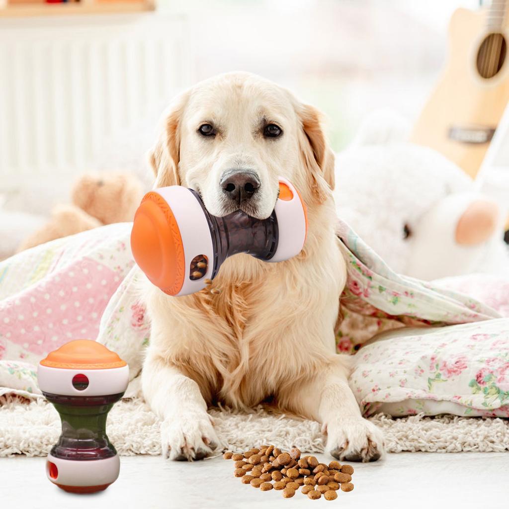 Игрушки для домашних животных: Катающиеся и вращающиеся игрушки для кормления собак, регулируемые, для кусания, прорезывания зубов и медленного кормления
