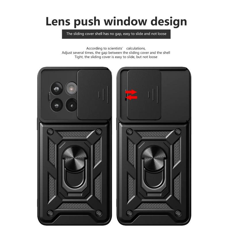 Защитный чехол для камеры OnePlus 13R 13 12 12R 11 11R 10T Nord Ce 4 ce 3 Lite Ace 5 3 2 Armor Hybrid Metal Ring Holder Back Cover
