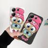 Owl Cartoon Patterned Soft Silicon Case For Samsung A55 M35 S24 Xiaomi Redmi Note 13 Pro iPhone Huawei Honor Realme Camera Protective Shockproof Cover