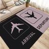 Ковры с изображением взлетно-посадочных полос аэропорта, вид на самолеты и прибытие самолетов, 3D ковер для игр детей, декор для гостиной, игровой комнаты, детской