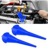 2PCS Long Neck Oil Funnels for Automotive Use,Hands-Free Multifunction Oil Funnel for Oils Change,Automotive Funnel Car Accessories for Engine Oils