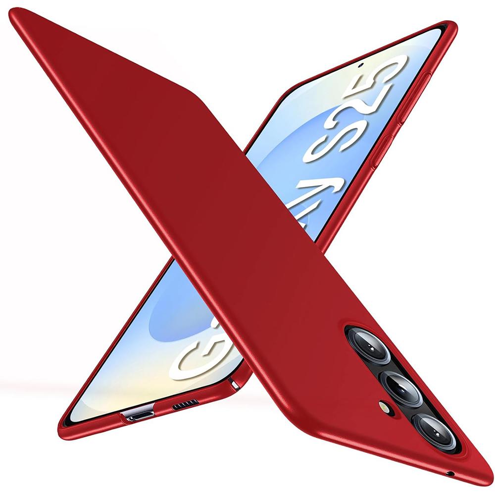 Роскошный матовый ультратонкий жесткий чехол-накладка для Samsung Galaxy S25 S24 S23 S21 FE S22 Ultra Plus, однотонный матовый тонкий чехол