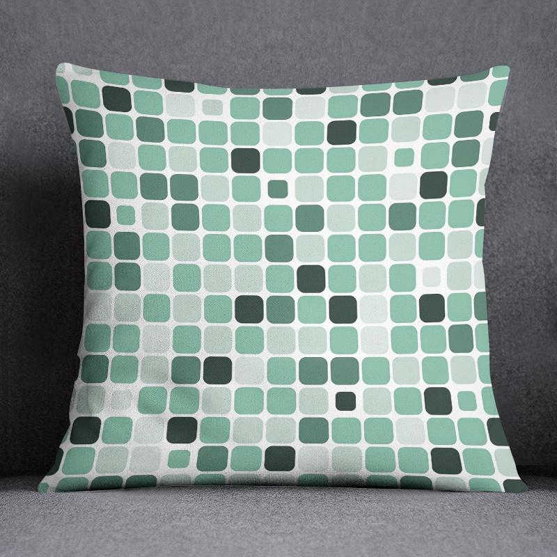 Подушка цвета свежей мяты зеленая подарочная для украшения дома и офиса, спальни, дивана, автомобиля, чехла для подушки
