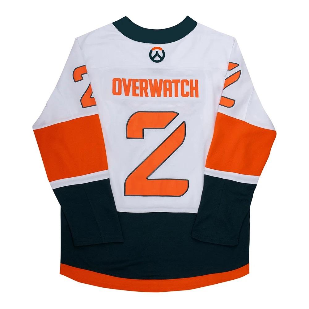 Overwatch 2 Хоккейная футболка с длинным рукавом V-образный вырез Свободная Унисекс Футболки Повседневная Уличная одежда Горячий Игровой Дизайн 3D Печать Футболка Мужская и женская одежда