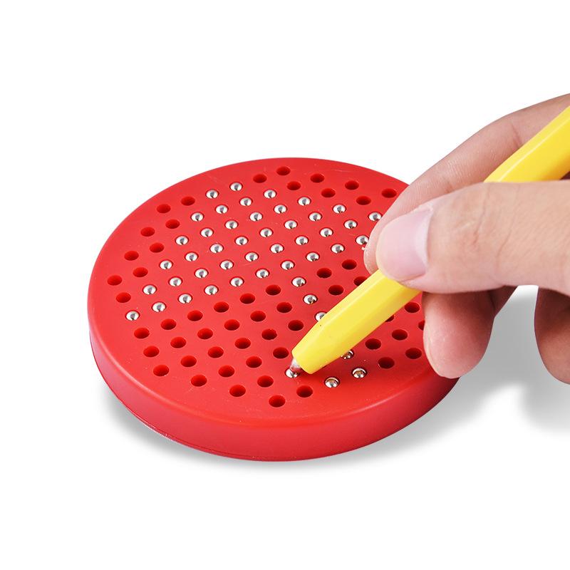 Magnet Ball Drawing Board Kids Magnet Tablet Sketch Pad With Magnetic Stylus Montessori Education Travel Activities Magnet Toy