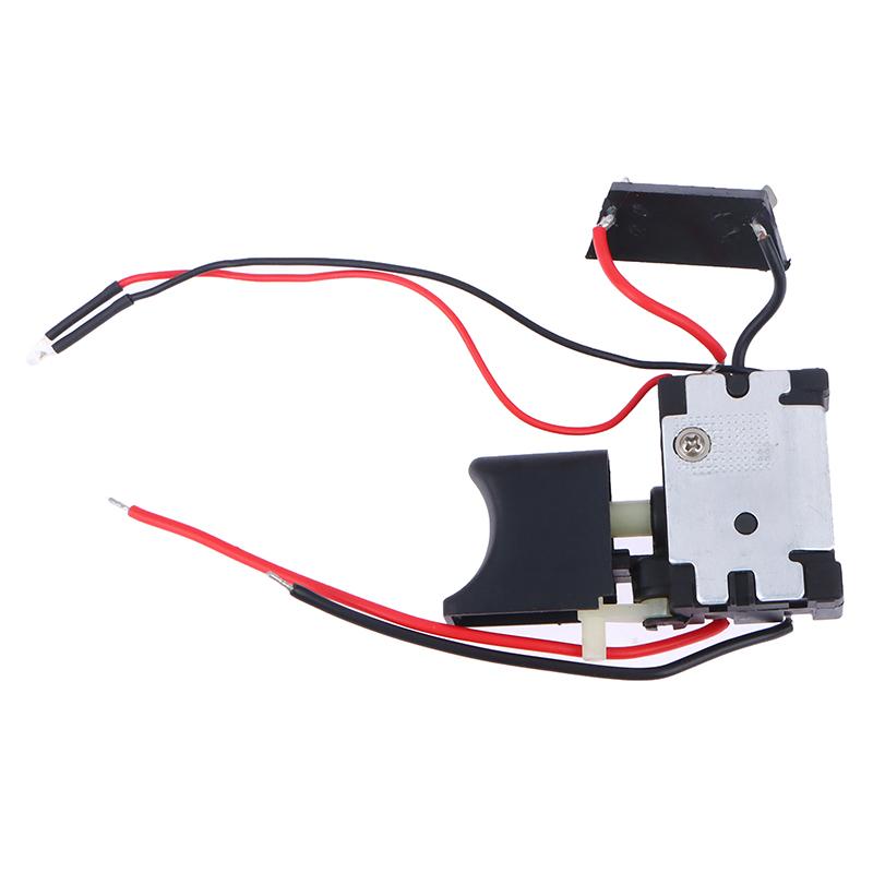 Электрическая дрель Пылезащитный регулятор скорости Кнопочный триггерный переключатель Беспроводная дрель постоянного тока