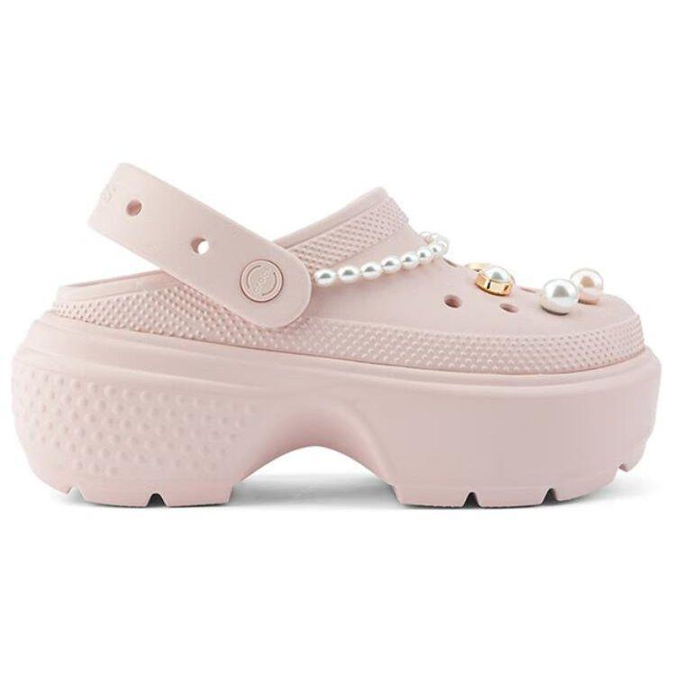 Crocs Eva Модные Трендовые Универсальные Клоги Женская Обувь Розовый 210271-0WW