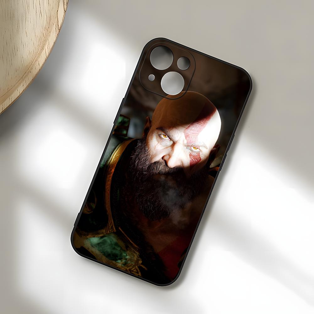 Чехол для телефона God Of Wars для iPhone 17 Pro Max 15 Pro 16 14 Plus 12 13 Mini 11 Pro Ударопрочный Мягкий Чехол