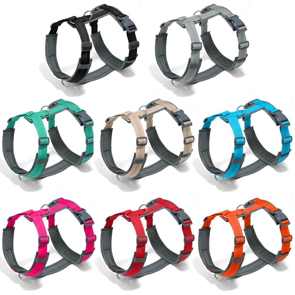 Регулируемый дышащий жилет для собак с взрывозащищенным тяговым тросом