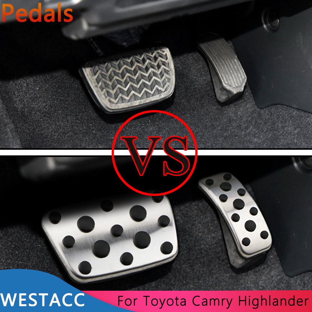 Автомобильные педали для Toyota Camry 2012-2017 Fortuner Highlander 2008-2013 Land Cruiser 2004-2013 крышка подставки для педали газа