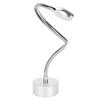 Aluminum Alloy LED Work Wall Light Flexible Gooseneck Table Wall Light (Wiring 110‑240V) Silver 6000K