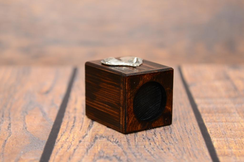 Kerry Blue Terrier, Irish Blue Terrier – Wooden candle holder with a dog, a unique souvenir after losing a dog | Art-Dog
