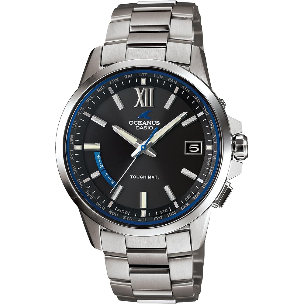 Casio Oceanus OCW-T150-1AJF Солнечные Радиоуправляемые Часы Серебристая Нержавеющая Сталь