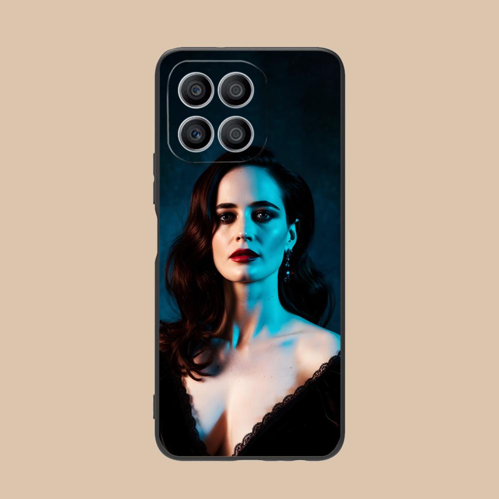 Матовая TPU чехол для мобильного телефона Eva Green для Honor 90 80 70 60 50 30 20 10 9 8 7 Pro S SE Lite 5G Цветная печать