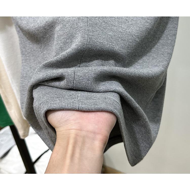 Модная футболка с V-образным вырезом, с короткими рукавами, женская летняя новинка, облегающий топ с рукавами до локтя