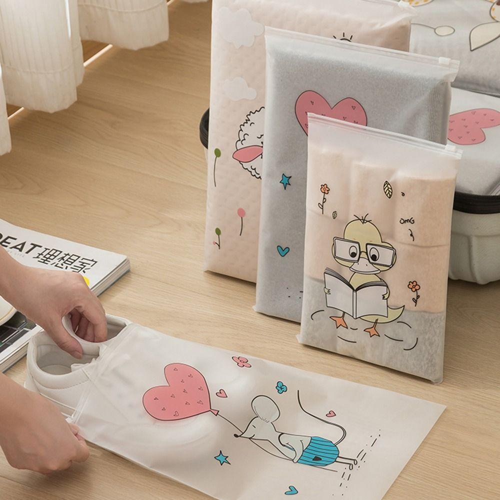 Прозрачная дорожная сумка для хранения, пыленепроницаемые сумки для хранения обуви, новая упаковочная сумка для дорожного багажа