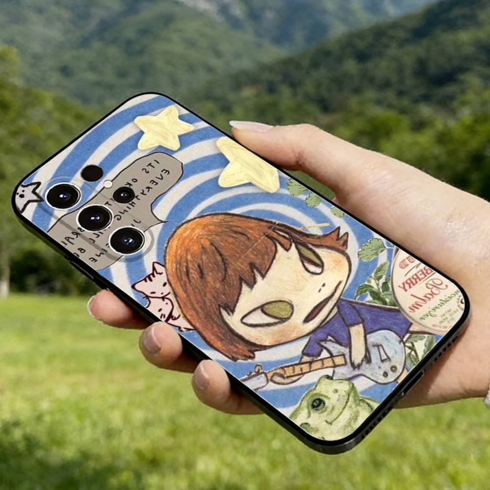 Naaaaa Phone case For Samsung Galaxy A56,36,26,16,76,55,35,25,15,54,34,24,14Soft Silicone Black Cover