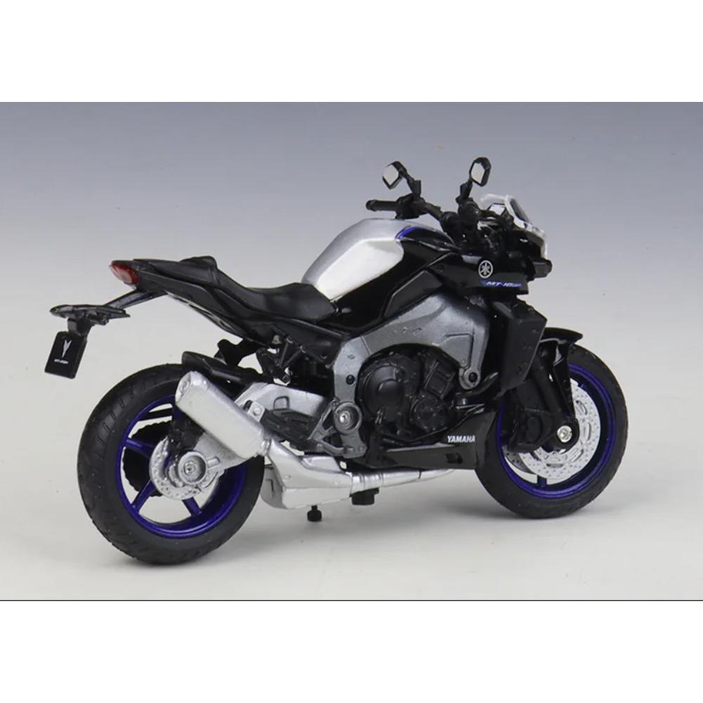 Welly 1/18 Yamaha MT-10 SP 2024 Alloy High Performance Racing Motorcycle Model Diecast Metal Street Sports Motorcycle Model Gift