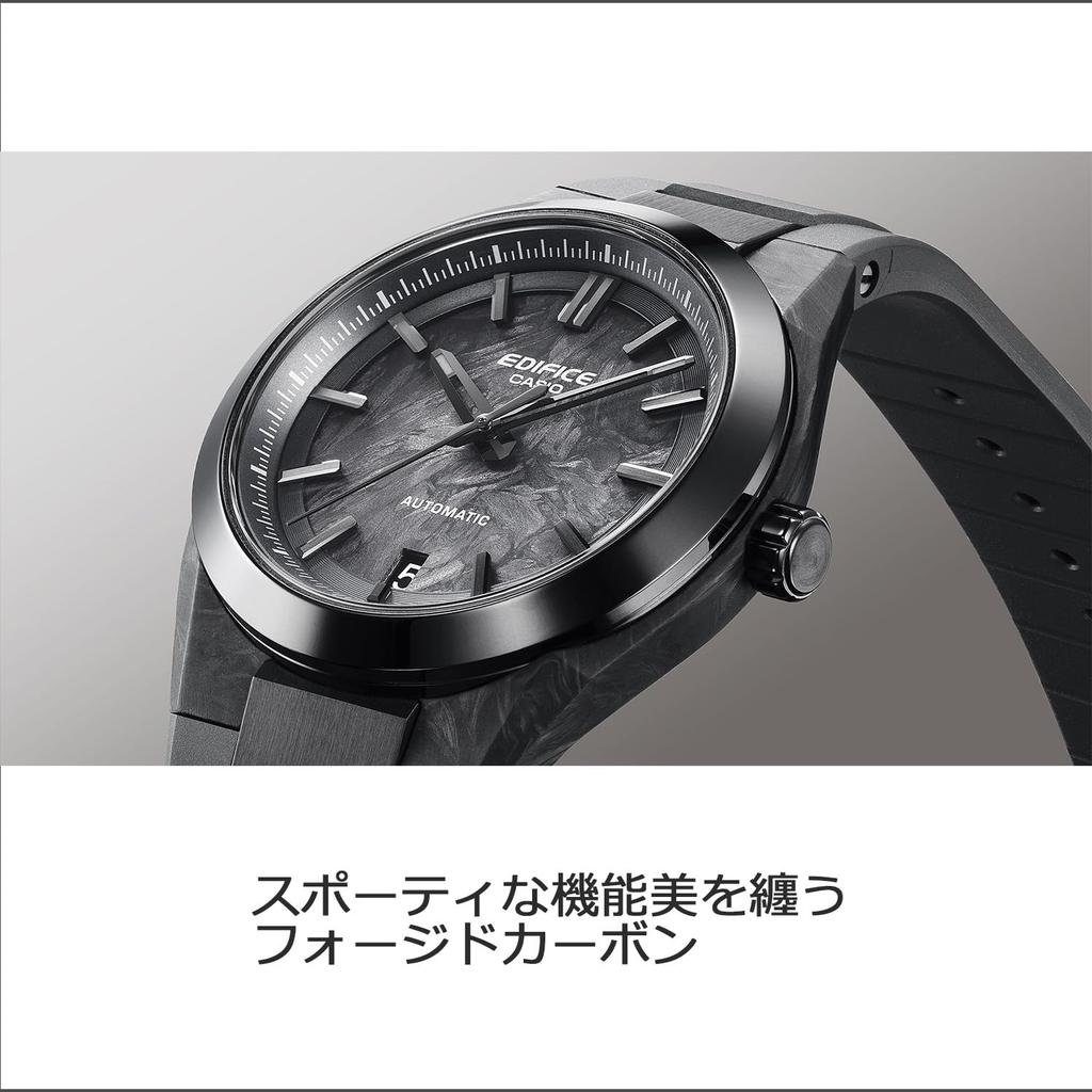 Механические часы-автомат Casio Edifice с антимагнитным сапфировым стеклом, EFK-100XPB-1AJF, мужские, черные
