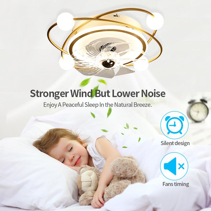 Современный потолочный вентилятор с пультом дистанционного управления, светодиодный люстра с регулируемой яркостью, 6 скоростей, таймер, встроенный в потолок, потолочные вентиляторы, лампа