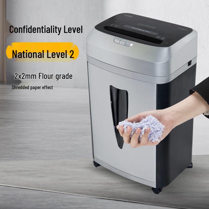 COMET S-580 Commercial Level 2 Cross-Cut Paper Shredder CN plug (adapter included)