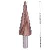 Triangular Shank Hole Opening Tool High Speed Steel M35 Hole Reamer Step Drill Bit Set  Counterbore