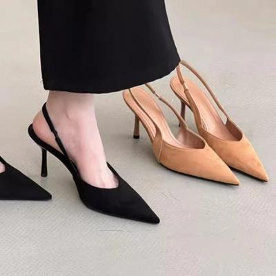 Туфли женские Новые Туфли большого размера Осенние туфли с леопардовым принтом Острый носок Неглубокие шпильки Тонкие каблуки Zapatos De Mujer