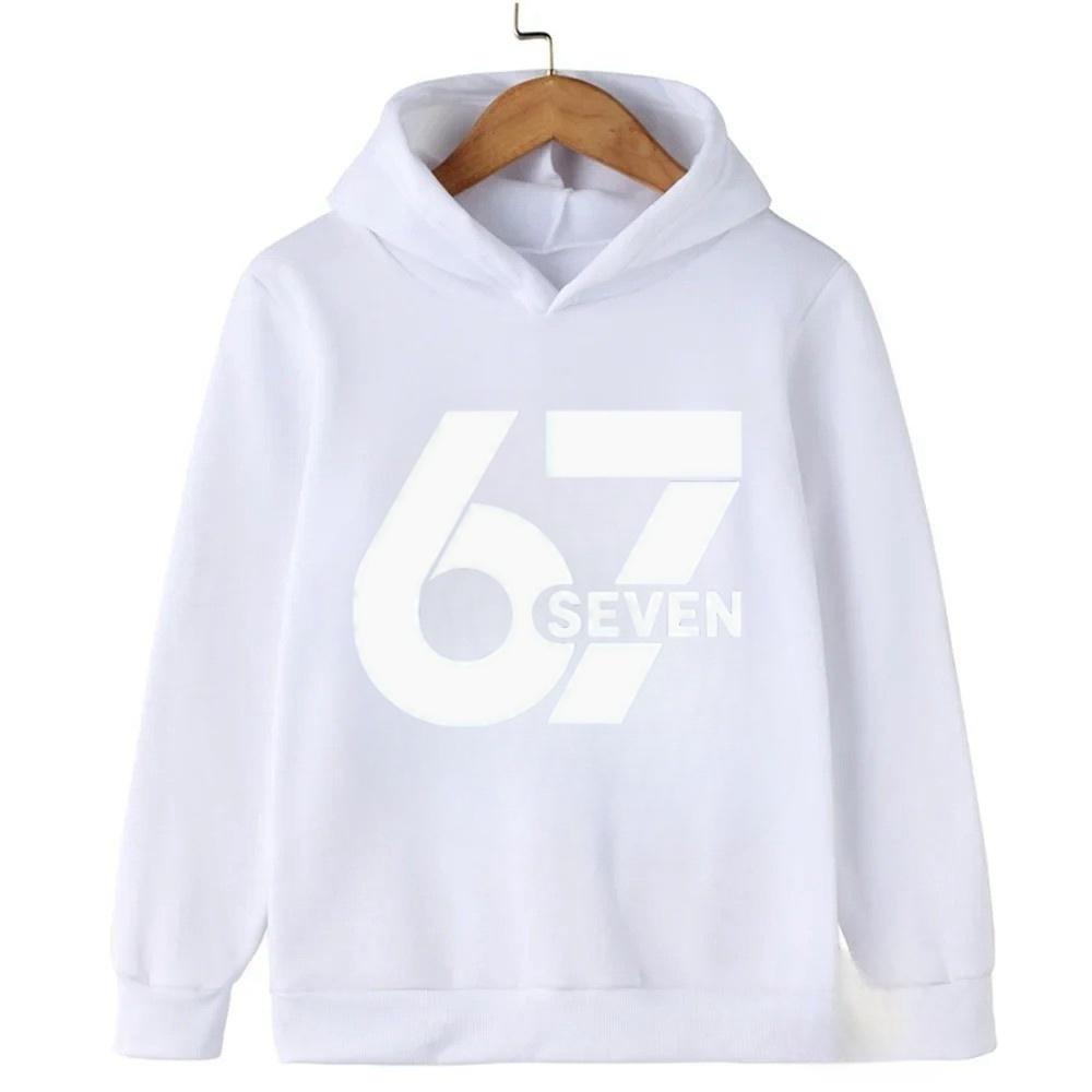Spring Autumn 67 Six Seven Crazy Men's Hoodie Casual Fashion Fun Hooded Sweatshirt Pullover Women Clothing Top