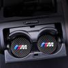 BAUVK1 2Pcs Car Waterproof Coaster Non Slip Water Cup Pad Mat For BMW M Performance G30 G32 G01 G02 G05 G06 G07 G26 F40 F20 E60 F10 E39