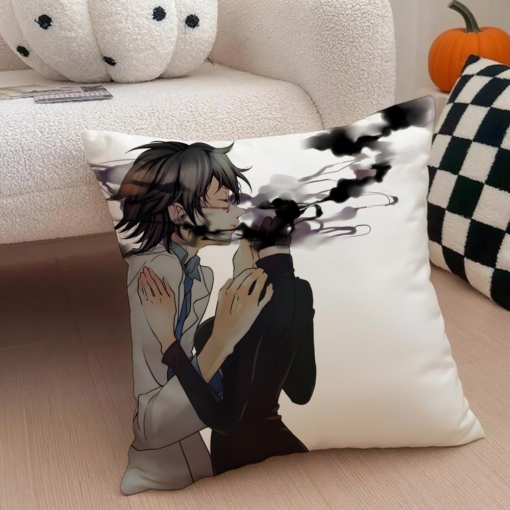 Anime Fantasy Ddurarara 3way Standoff Cushion Cover Throw Pillow Cover Hidden Button Durable Polyester Chair Cushion