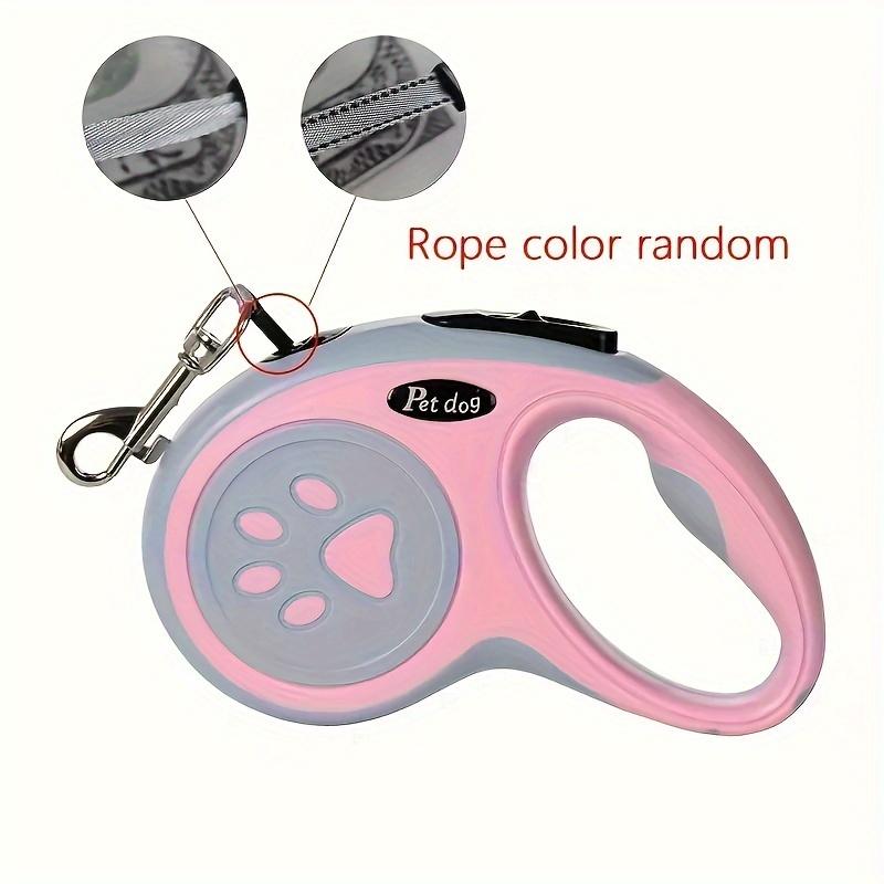 Поводок-рулетка для собак, прочный нейлон, управление одним нажатием, идеально подходит для прогулок на свежем воздухе и путешествий с мелкими и средними домашними животными.
