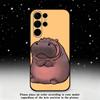 Cute Hippo Hippopotamus Phone Case For Samsung S25,S24,S21,S22,S23,S30,Ultra,S20,Plus,Fe,Lite,Note,10,9,5G Black Cover