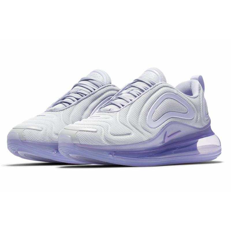 Nike Женские кроссовки Air Max 720 Pure Platinum Oxygen Purple Повседневная обувь AR9293-009