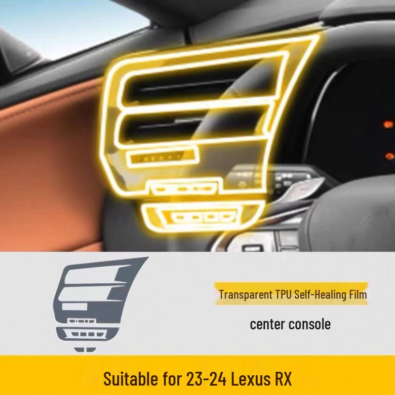 Защитная пленка для экрана центральной консоли Lexus RX350h: Пленка для интерьера для моделей 2023-2024 гг.