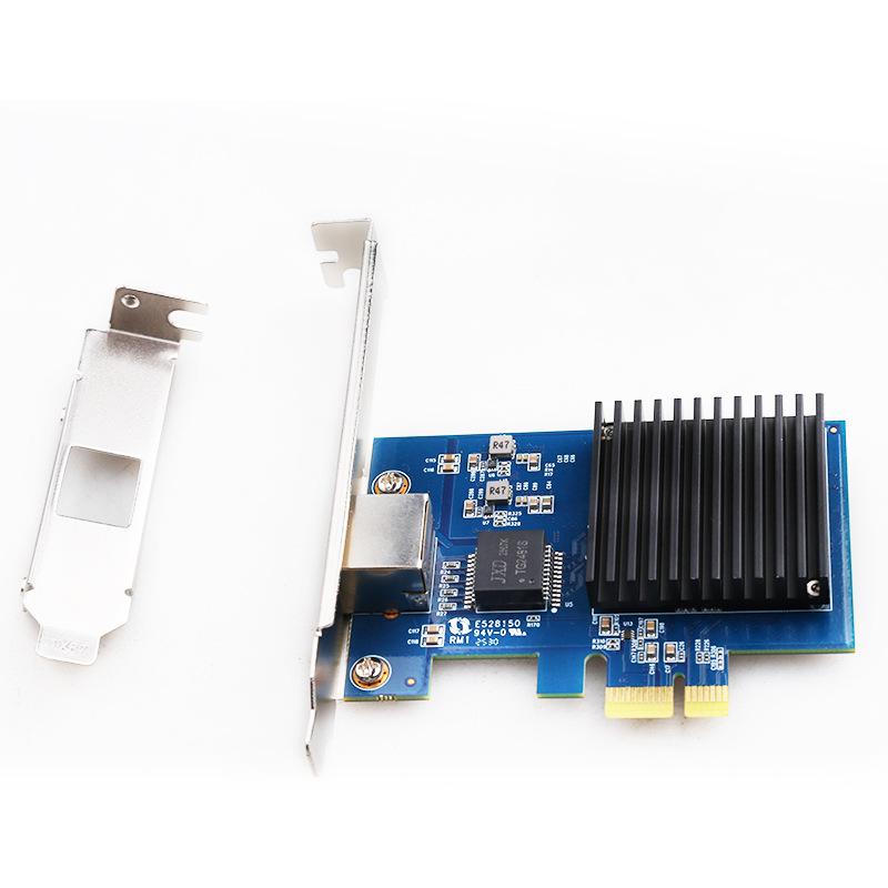 Сетевая карта PCIe X1 10G с портом RJ45, загрузка PXE, готова для киберспорта, Realtek RTL8127
