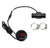 Universal Motorcycle Thermometer Instruments Water Temp Temperature LED Digital Display Gauge Meter With 20mm Temp Temperature Sensor Adapter