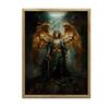 Poster Saint Michael the Archangel: The Shine of the Golden Sword Poster Saint Michael the Archangel: The Shine of the Golden Sword, 40X50 Cm, Gold Aluminum Frame, Matte Paper