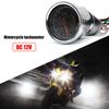 DC 12V Electronic Tach Meter Universal Motorcycle Tachometer with Blue LED Backlight 1000RPM REV Counter Motorcycle Tacho Gauge