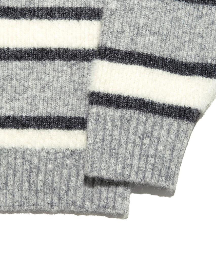 LEE Multi-Stripe Knit Light Gray