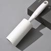 Lint Roller Remover with Ergonomic Handle and Refillable Sticky Paper Roll for Clothing Furniture and Car Interior Cleaning