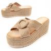 Comfortable Wedge Sandal for Women. Cusand 83408